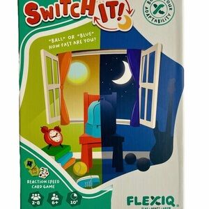NEW Switch It Reaction Speed Card Game by FlexiQ Family Brain Teasers Age 6+